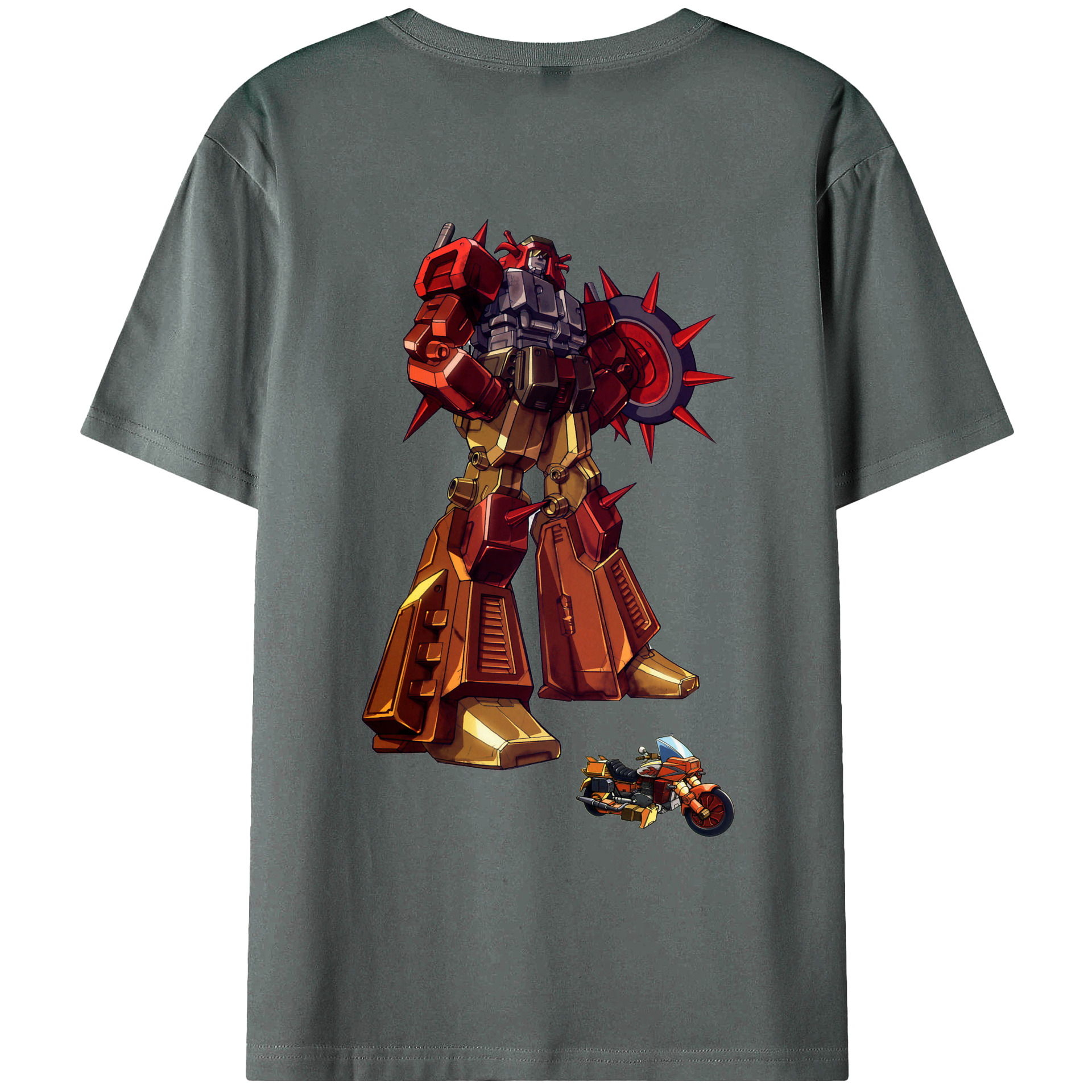 （画像用）  綿100％ メンズ半袖Tシャツ（バックプリント） 通気性